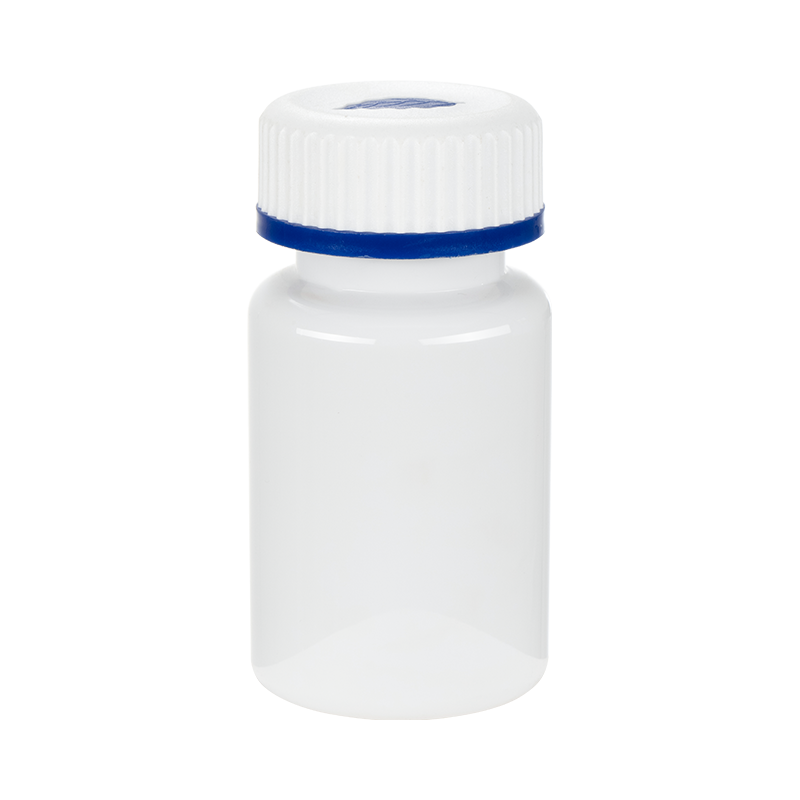Okrągła butelka PET o pojemności 120 ml z wysoką szyjką