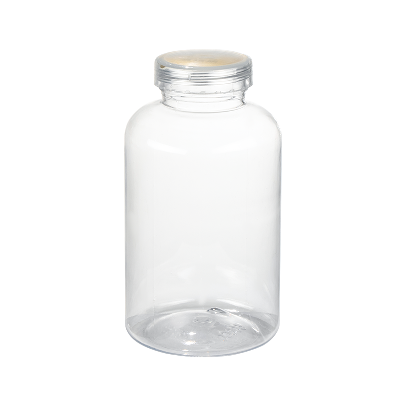Prosta okrągła butelka PET o pojemności 500 ml
