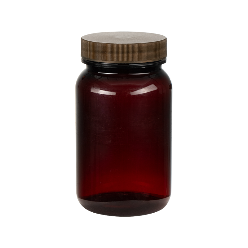 Okrągła butelka PET o pojemności 250 ml przypominająca szkło